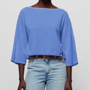 Nation Ltd. Fallon Terry Cloth Popover Sweatshirt